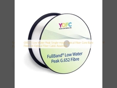 G652D 저수 피크 단일 모드 광섬유 코어 광섬유 케이블 조립용 맨섬유