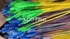 통신 SC LC FC ST E2000 DIN MU MPO MTP 광섬유 패치 코드 / 광섬유 피그테일 (KCO Fiber)