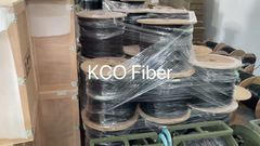 릴이 있는 전술 야외 광섬유 케이블 (KCO Fiber)
