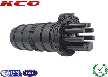 Mini Size Dome Type 12 24 48 Cores Splice Closure Fiber Optic 1 In 7 Out Cable Ports Pipeline