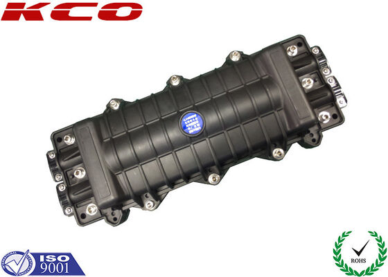 96 Cores PC ABS Fiber Optic Splice Closure with 2 In 2 Out Ports Outdoor Fiber Optic Joint Closure