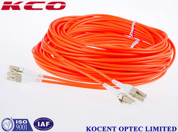 Multimode OM2 50/125 LC Uniboot Fiber Optic Patch Cords LSZH PVC 10m 15m 20m 30m 40m