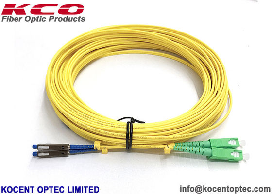 Fiber Optic Patch Cord with 0.2dB Insertion Loss 50dB Return Loss and OS2 OM1 OM2 OM3 OM4 OM5 Fiber Types