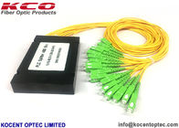 LAN PLC  Fiber Optic Splitter 1x16 ABS Box 0.9mm 2.0mm 3.0mm 1*16 Modular Splitter