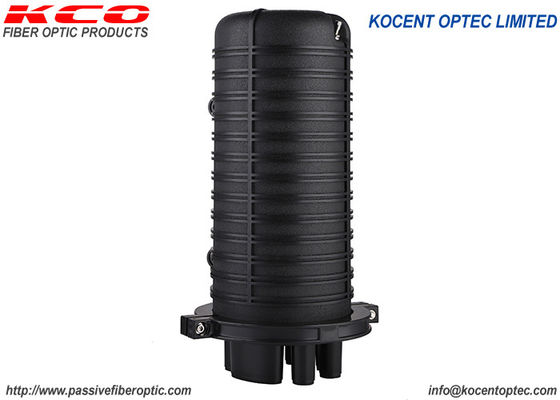 288 Core IP68 Waterproof Vertical Pole-mount Fiber Optic Splice Closure for FTTA Optical Fiber Enclosure