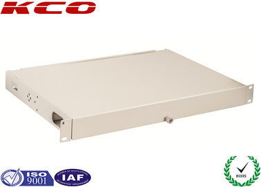 광섬유 끝 상자 섬유 종료 패치 패널 선반은 1U를 거치했습니다