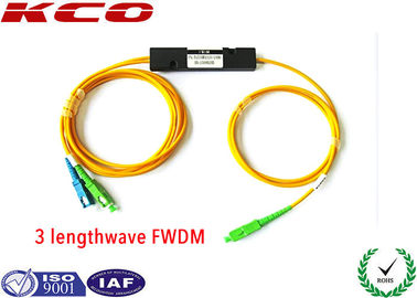 파장 부 다중화기 FTTH/FTTx 1310/1550/1490nm EPON FWDM 여과기 WDM를 거르십시오