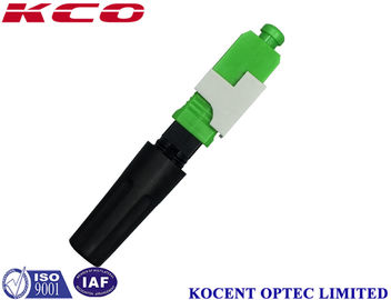 녹색 FTTH 솔루션 제품 광섬유 빠른 커넥터 SC APC 55mm 60mm