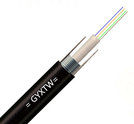 멀티모드 OM2 50/125 2 4 6 8 12 코어 GYXTW 7.0mm 중앙 풀 튜브 외관 광섬유 케이블