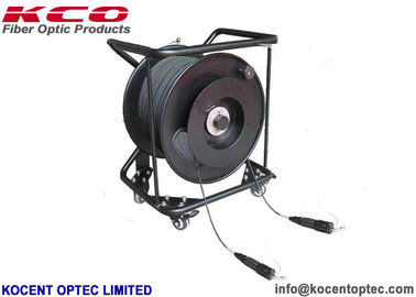 4코어 6코어 LSZH TPU YZC 전술 광섬유 패치 케이블 단일 모드 1000m 4.8mm 7.0mm