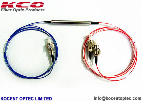 1064nm Wavelength Single Mode Fiber Optic Circulator with FC/APC Connector and 1.0m Length for EDFA and Fiber Sensors