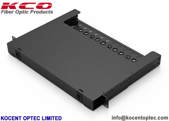 144 Fibers 1U Rack Mount MPO Patch Panel 19 Inch MTP Patch Panel for Data Center