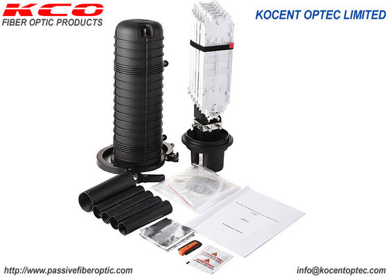 1 In 4 Out 144 코어 FTTH 수직 돔 섬유 스플라이스 폐쇄 5 포트 FOSC KCO-J106H-144